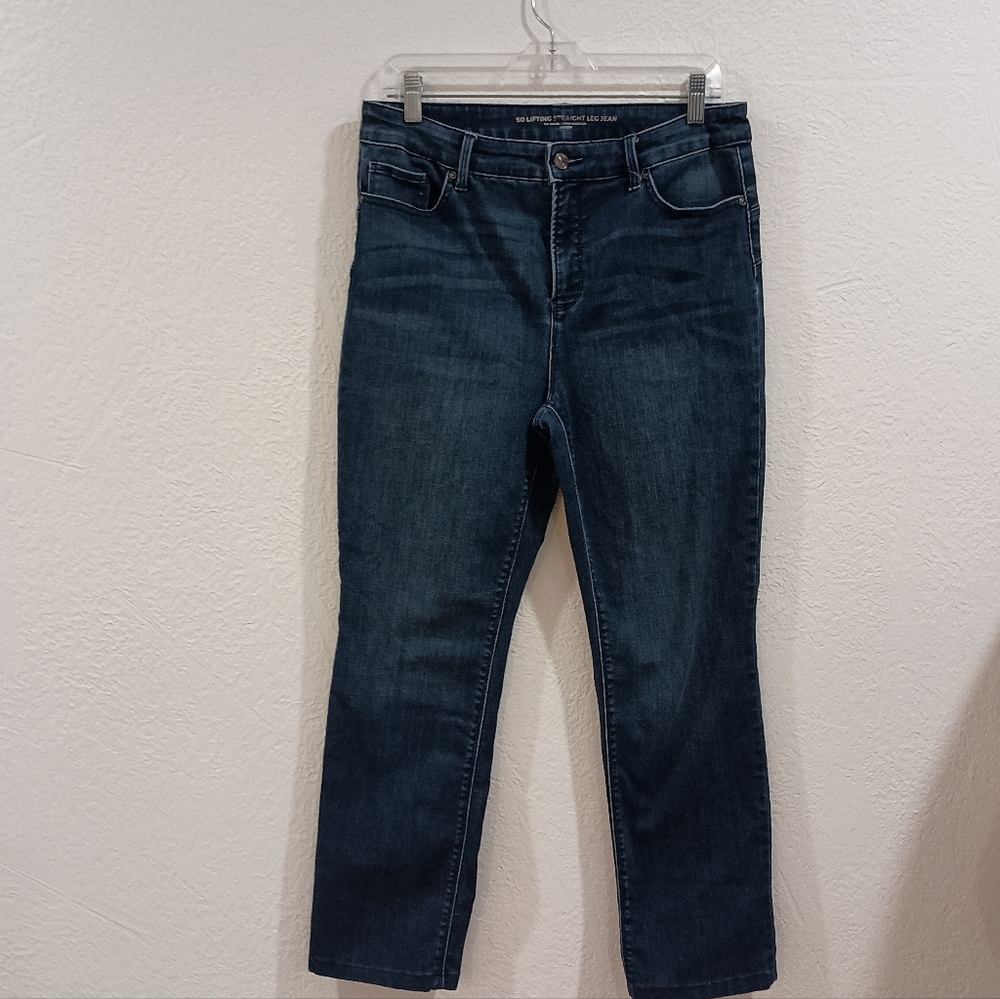 Chico's So Lifting Straight Leg Jeans